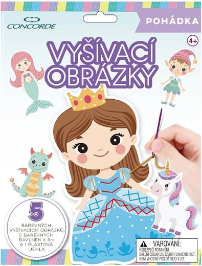 Concorde obrazki do wyszywania – bajka