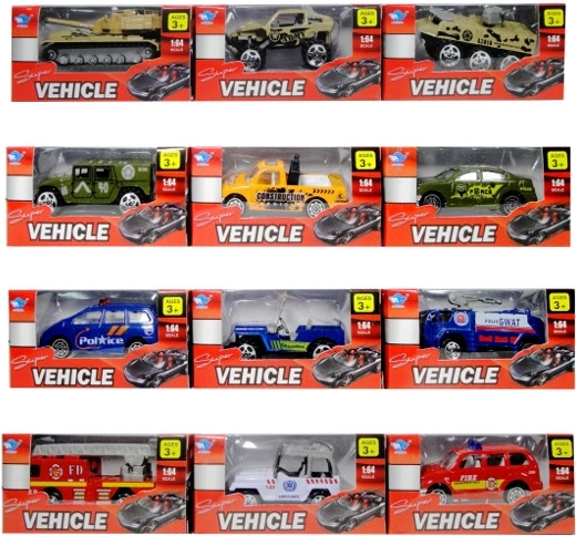 Autko 1:64 – mix modeli