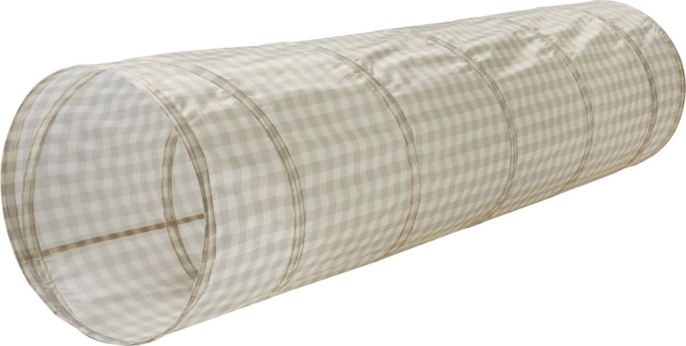 3 sprouts dziecięcy tunel do zabawy recycled gingham beige - 1 szt.