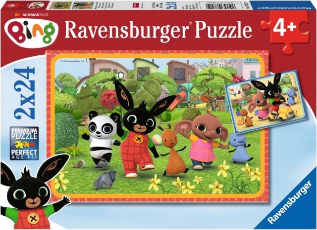 Puzzle Bing 2x24 elementów