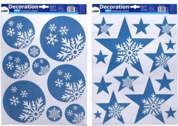 Ozdoba okienna Świąteczna 41x29 cm