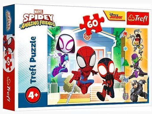 Puzzle 60 elementów – w świecie SPIDEY od Trefl