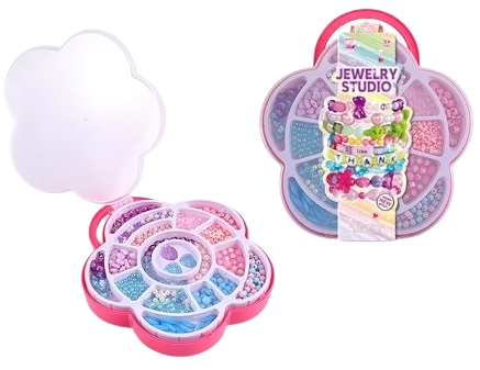 Duży zestaw koralików do kreatywnego tworzenia