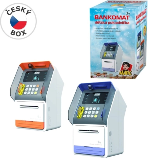 Dziecięca skarbonka bankomat z Face ID - 1 sztuka