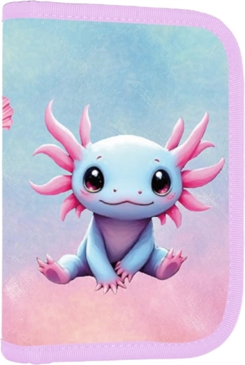 Piórnik szkolny jednopoziomowy Axolotl Oxybag