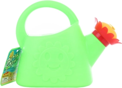 Plastowa konewka do podlewania z kwiatowym sitkiem (mix kolorów)