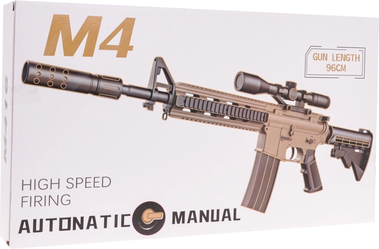 karabin M4 na żelowe kulki z akcesoriami