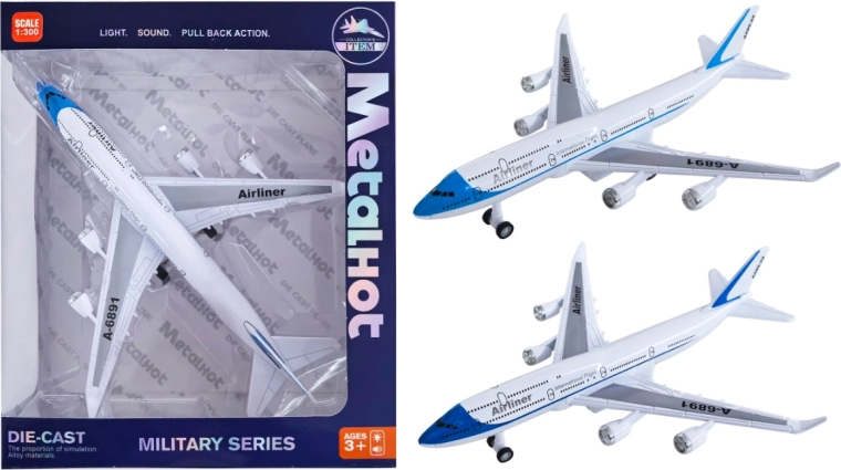 Metalowy model samolotu pasażerskiego Airliner 1:400 Sparkys