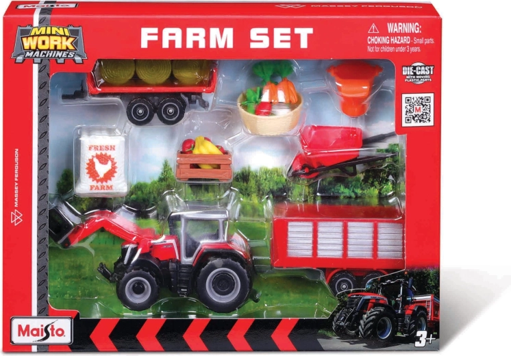 Zestaw farmerski Maisto Massey Ferguson