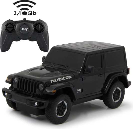 Jamara Jeep Wrangler JL RC auto 1:24 czarne 2,4 GHz