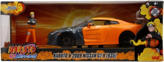 Jada Toys Naruto Shippuden Nissan GT-R z figurką 1:24