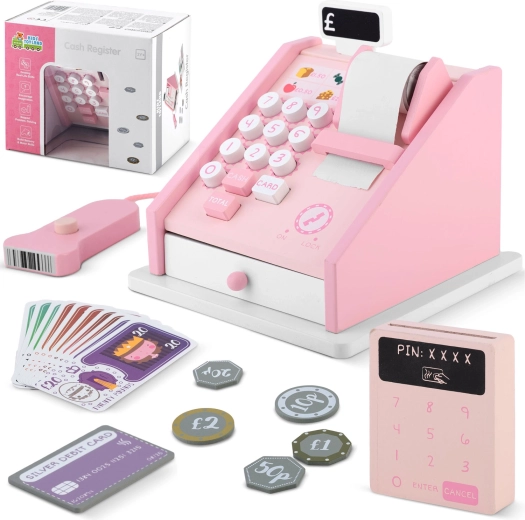 Drewniana kasa dla dzieci RICOKIDS