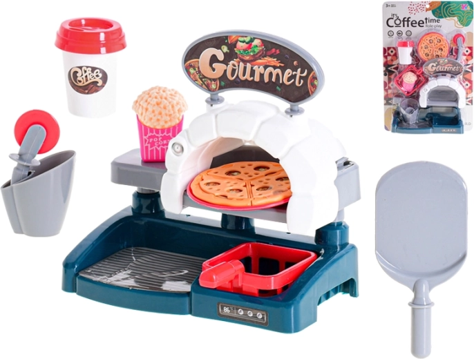 Dziecięcy fast food – zestaw do pizzy 16 × 16 cm, 8 szt.