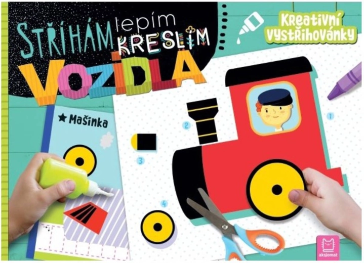 Wycinam, kleję, rysuję: Pojazdy – kreatywne wycinanki
