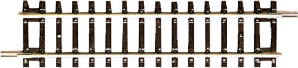 Roco szyny z drewnianymi podkładami