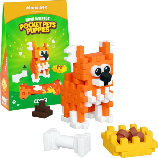 Klocki Mini Waffle Pocket Pets – corgi