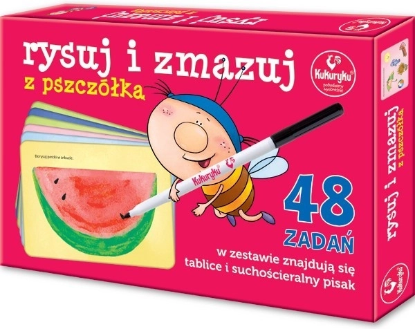 Rysuj i ścieraj z Pszczółką