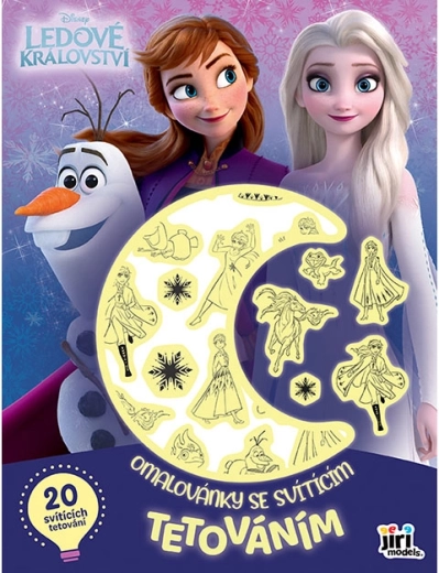 Kolorowanka ze świecącymi tatuażami Frozen Kraina Lodu