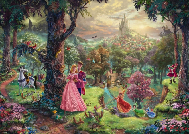 Puzzle Śpiąca Królewna 1000 elementów