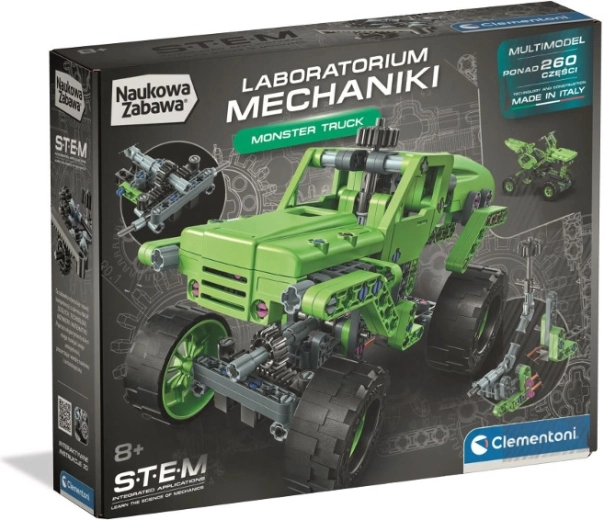Laboratorium mechaniki – monster truck 2w1 zestaw konstrukcyjny