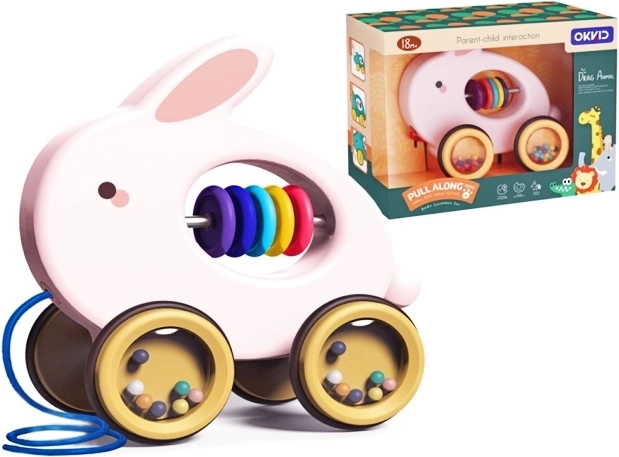 Zabawka do ciągnięcia – króliczek