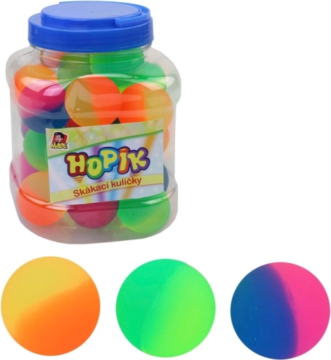 Tęczowa piłeczka skacząca 45 mm