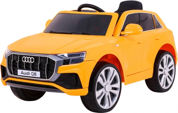 Dziecięcy elektryczny samochód Audi Q8 żółty z pilotem