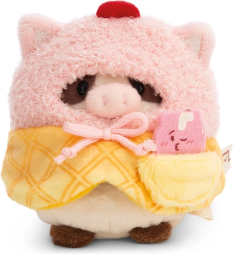 Pluszowa krówka Moona MYMOCHI od NICI 8 cm – zestaw prezentowy lody i milkshake