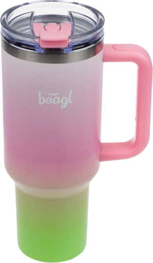 Baagl kubek termiczny ze słomką B-Cup Strawberry Matcha 1,18 l