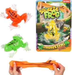 Naciągana gumowa żaba 10 cm