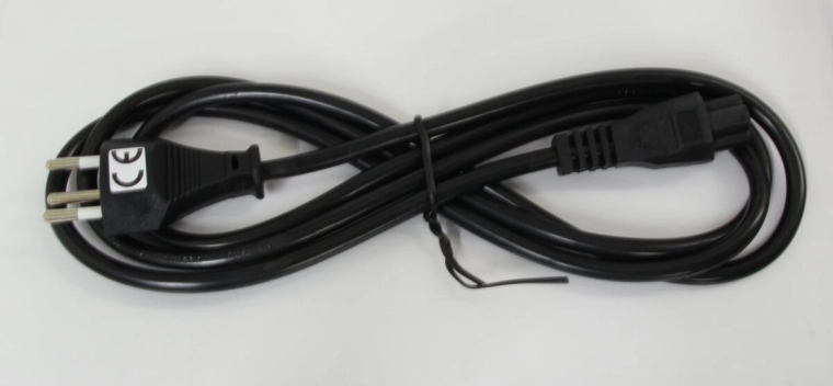 Kabel zasilający Jamara do Szwajcarii do Peak 80-50 (wtyczka koniczynkowa do okrągłego złącza)