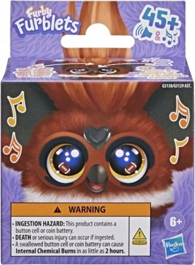 Furby Furblets Sports Foo-tee interaktywna pluszowa mini zabawka z klipsem