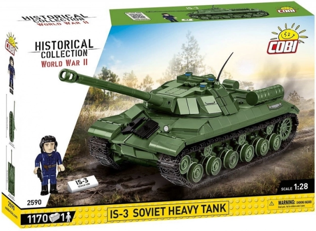 Klocki czołgu IS-3 – radziecki czołg ciężki 1:28