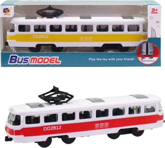 Tramwaj šalina 17 cm – realistyczny model dla dzieci