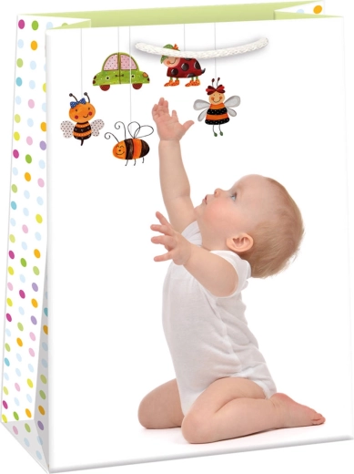 Prezentowa papierowa torba upominkowa Niemowlę 35 × 48 cm - 1 sztuka