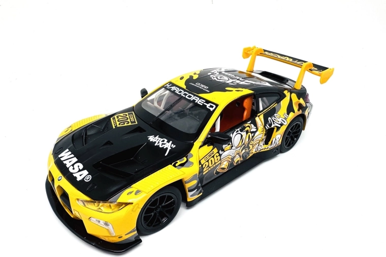 BMW M4 GT3 WASA model auta 1:24 ze światłem i dźwiękiem