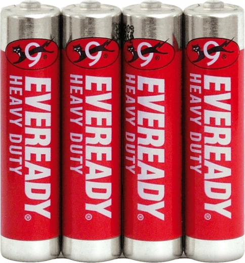 Energizer Eveready Heavy Duty Red AAA R03, 1,5 V – opakowanie 4 szt.