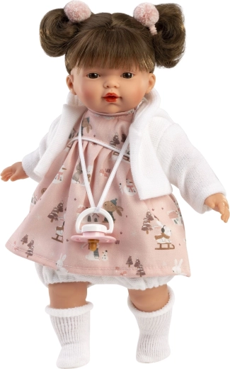 Llorens Vera realistyczna mówiąca i płacząca lalka 33 cm