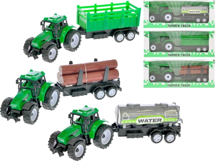 Traktor z przyczepą 21 cm z napędem wstecznym