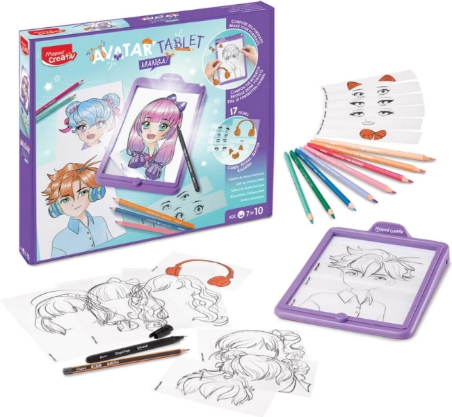 Kreatywny tablet do rysowania Maped Manga Avatar