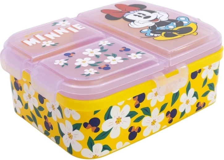 Pojemnik na przekąski Stor Minnie XL z wieloma przegródkami żółty - 1 szt.