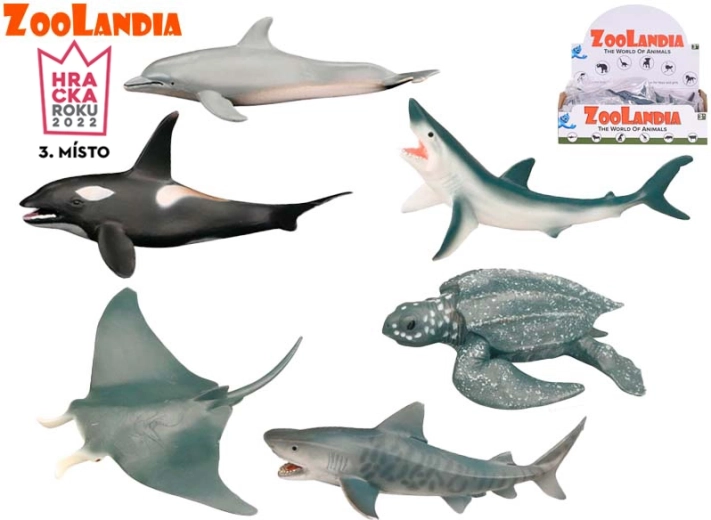Zoolandia morskie zwierzęta – zestaw plastikowych figurek 8–15 cm