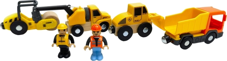 2Kids Toys zestaw maszyn budowlanych z figurkami