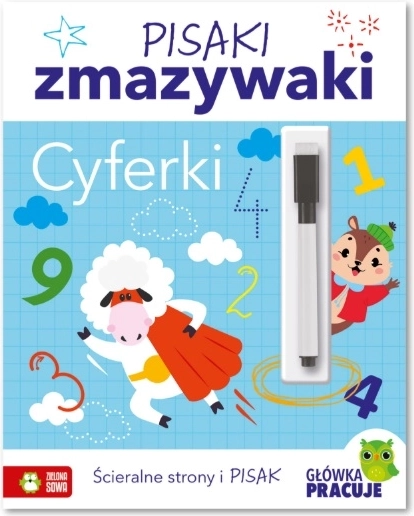 Pisaki zmazywaki – cyferki