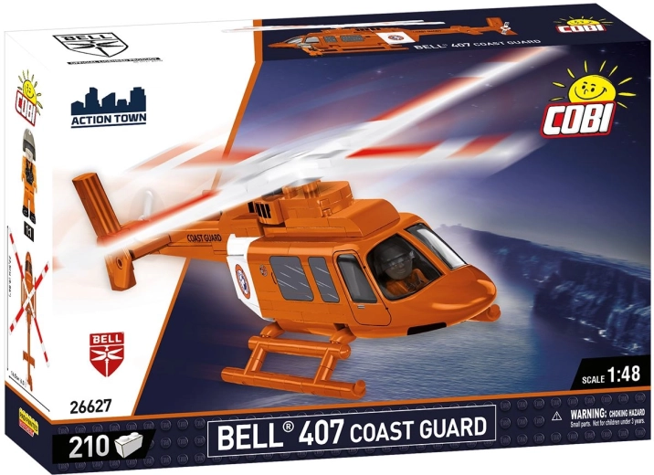 Cobi Bell 407 straż przybrzeżna 1:48 (210 elementów)