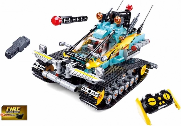 SLUBAN Power Bricks pojazd gąsienicowy Skorpion R/C zdalnie sterowany