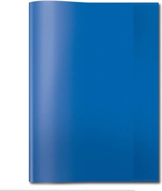 Niebieska przezroczysta okładka na zeszyt A5