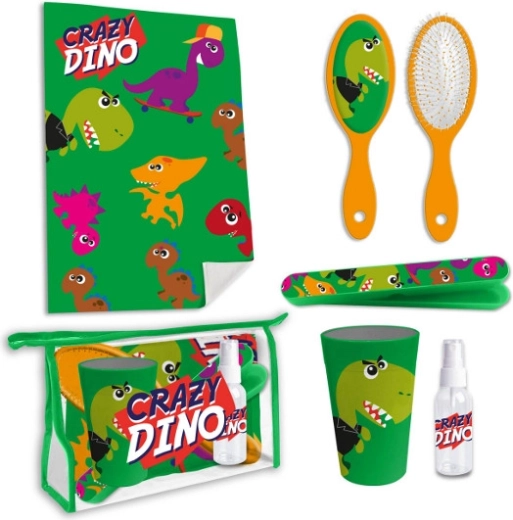 Dziecięcy zestaw toaletowy Crazy Dino