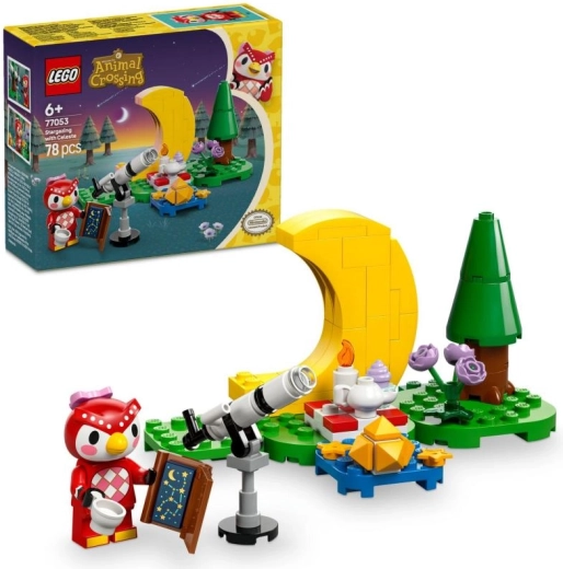 LEGO ANIMAL CROSSING obserwowanie gwiazd z Celeste