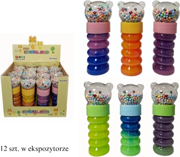 Plastyczny slime w tubie z motywem misia